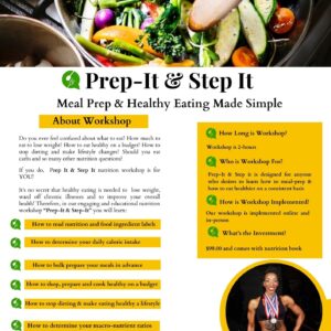Prep It and Step It Meal Prep & Nutrition Workshop